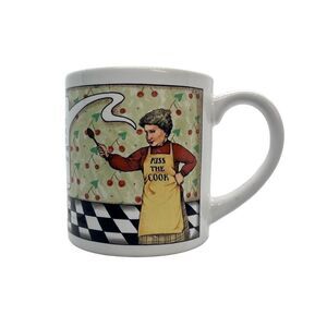 Vintage Rare Mary Engelbreit ME Kiss The Cook/Good Old Mom Mug/Coffee Cup